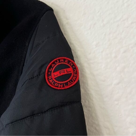 Lauren Ralph Lauren Zip Up Black Jacket Size Medium - Picture 5 of 9